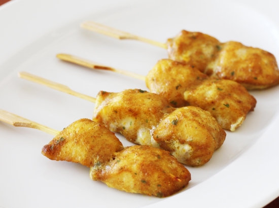 MARINATED FISH SKEWER